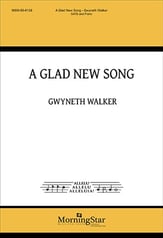 A Glad New Song SATB choral sheet music cover